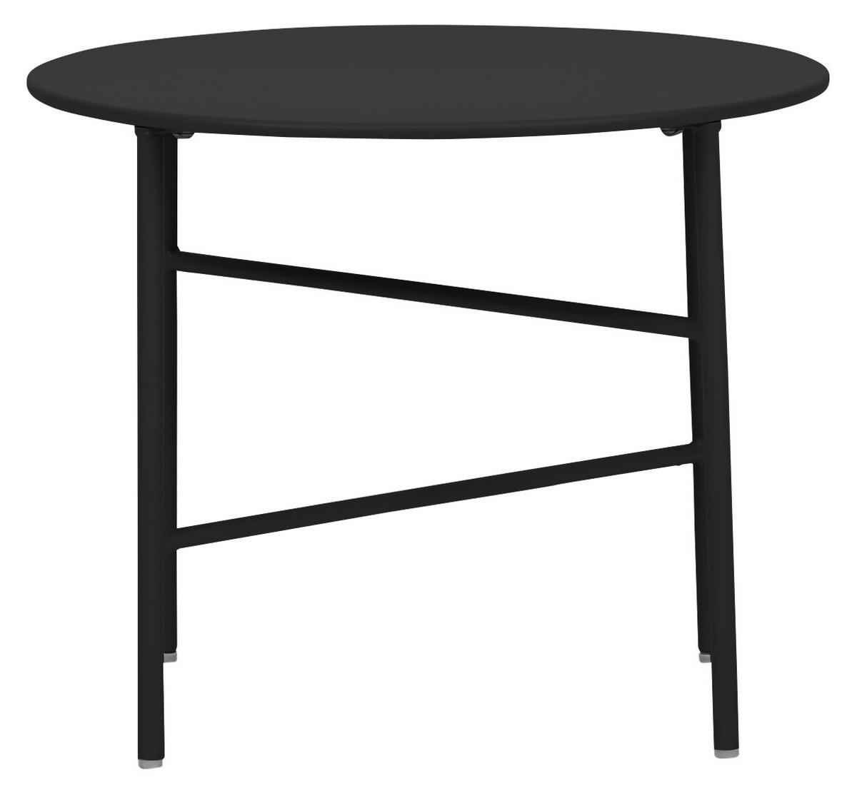 GARTENTISCH Schwarz - Schwarz, Holzwerkstoff (50/50/40cm) - ebuy24