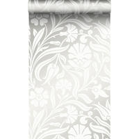 TAPETE Blumen 53 cm x 10.05 m - Weiß, Papier (53/1000cm) - Origin Wallcoverings