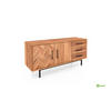KOMMODE BREIT LEON Kernbuche - Kernbuche, Holz (144/65/45cm) - byoak