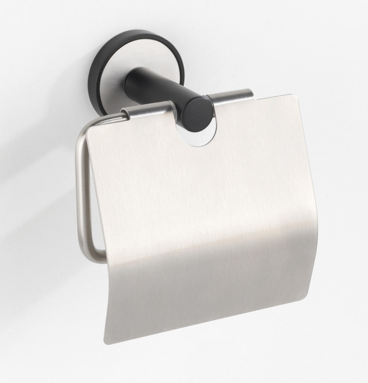 TOILETTENPAPIERHALTER mit Deckel Undine 6,5/14,5/12,5 cm - Silberfarben, Metall (14.5/12.5/6.5cm) - Wenko