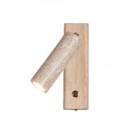 WANDLEUCHTE, 17 × 5 cm - Eiche Bianco, Stein (5/16.5/17cm) - Weltevree