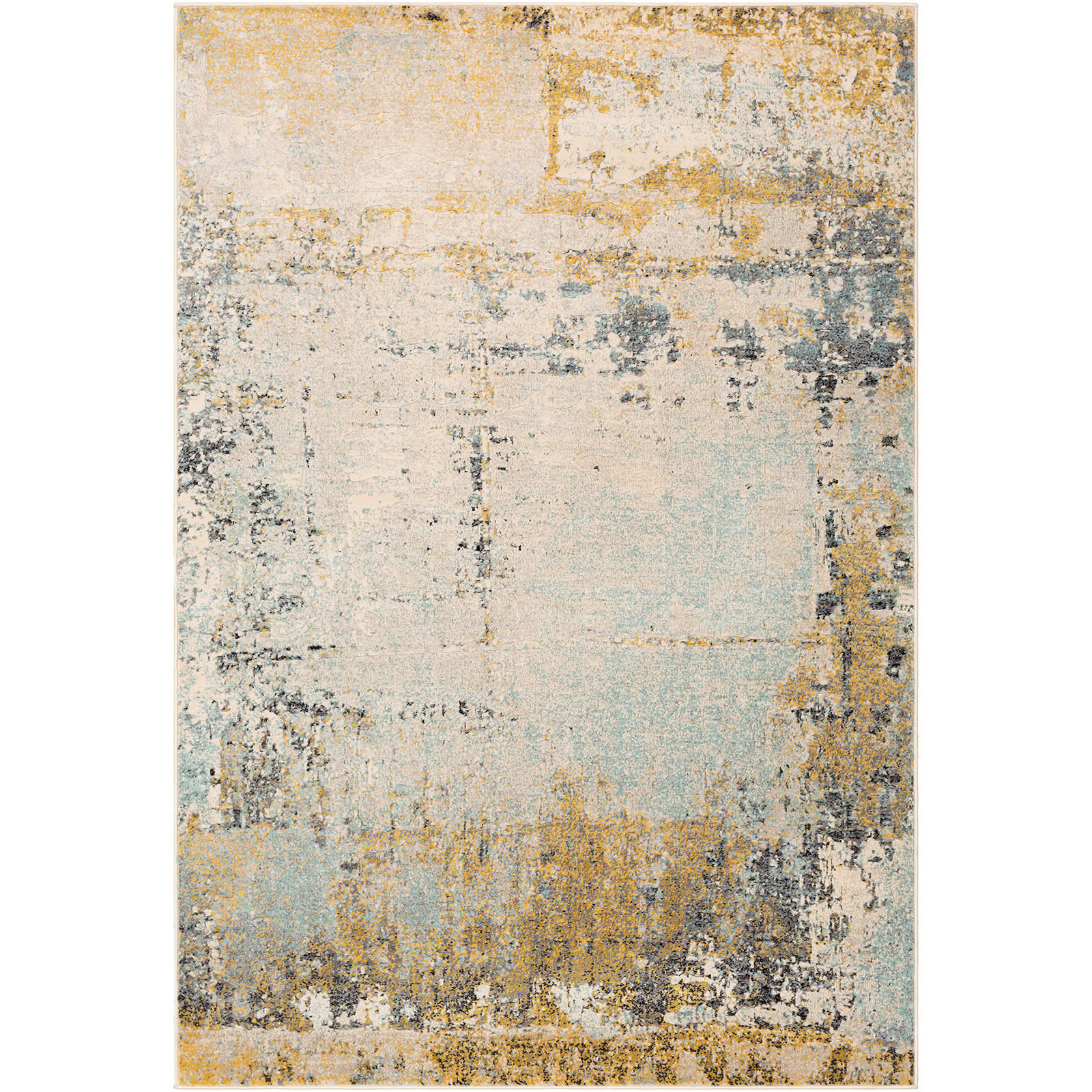 Livabliss Kurzflorteppich Dunkelgelb 160x220 cm
