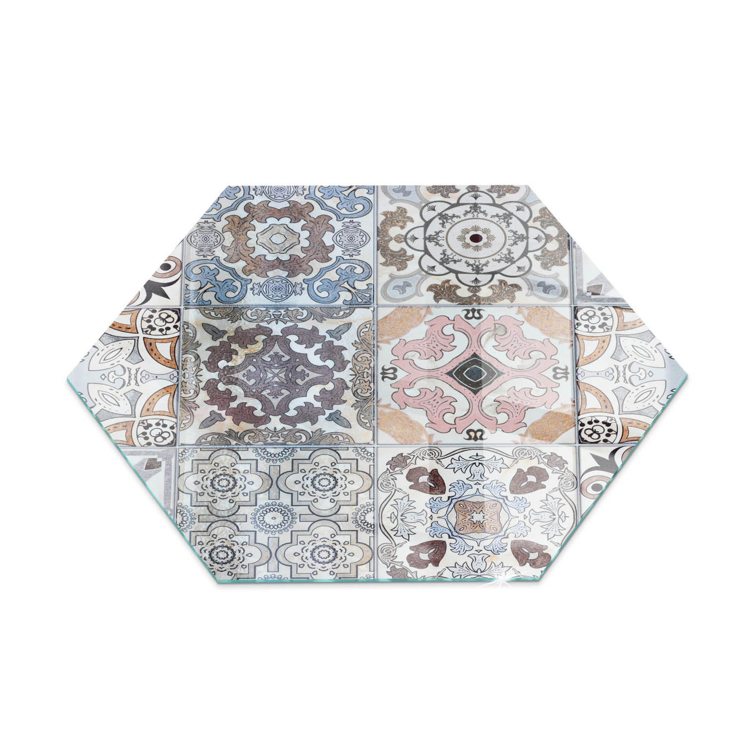 ArtPrintCave Glasplatte Grau 40x40x0.4 cm