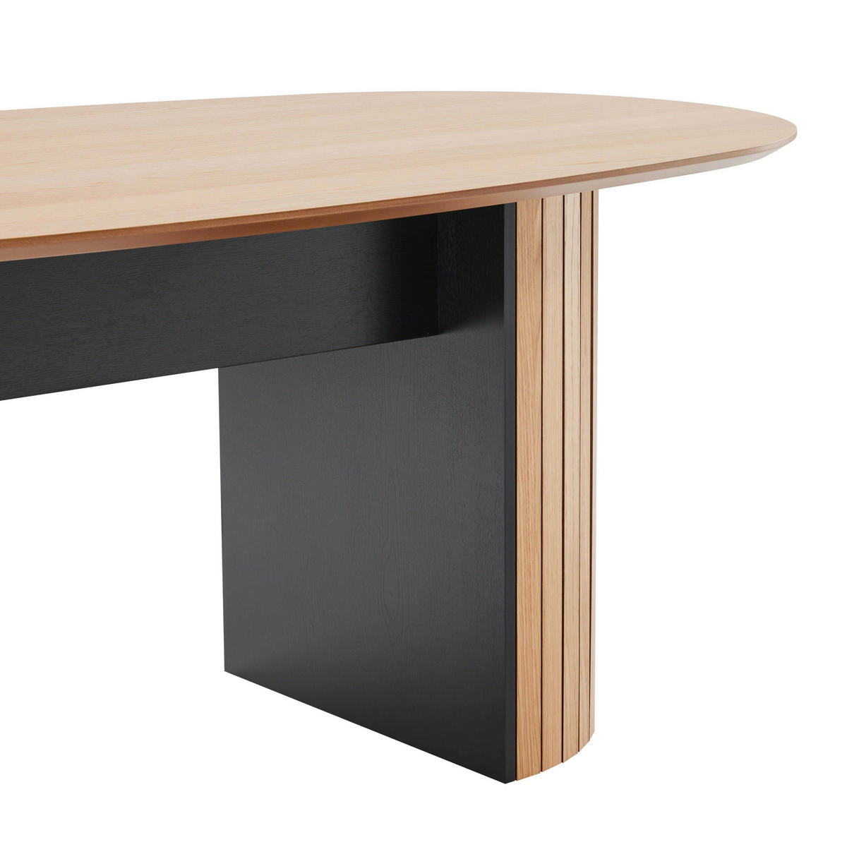 ESSTISCH 10-Sitzer, Braun - Braun, Holz (200/100/75cm) - Oviala