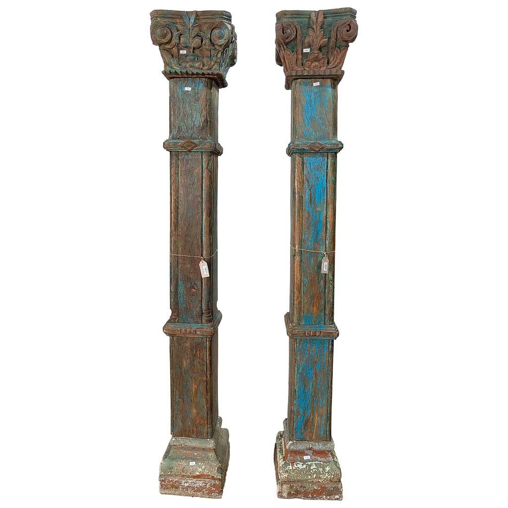 DEKORATIONSSTÜCK aus Holz, blau, 32x230cm - Braun, Holz (32/230/32cm) - Wanderlust