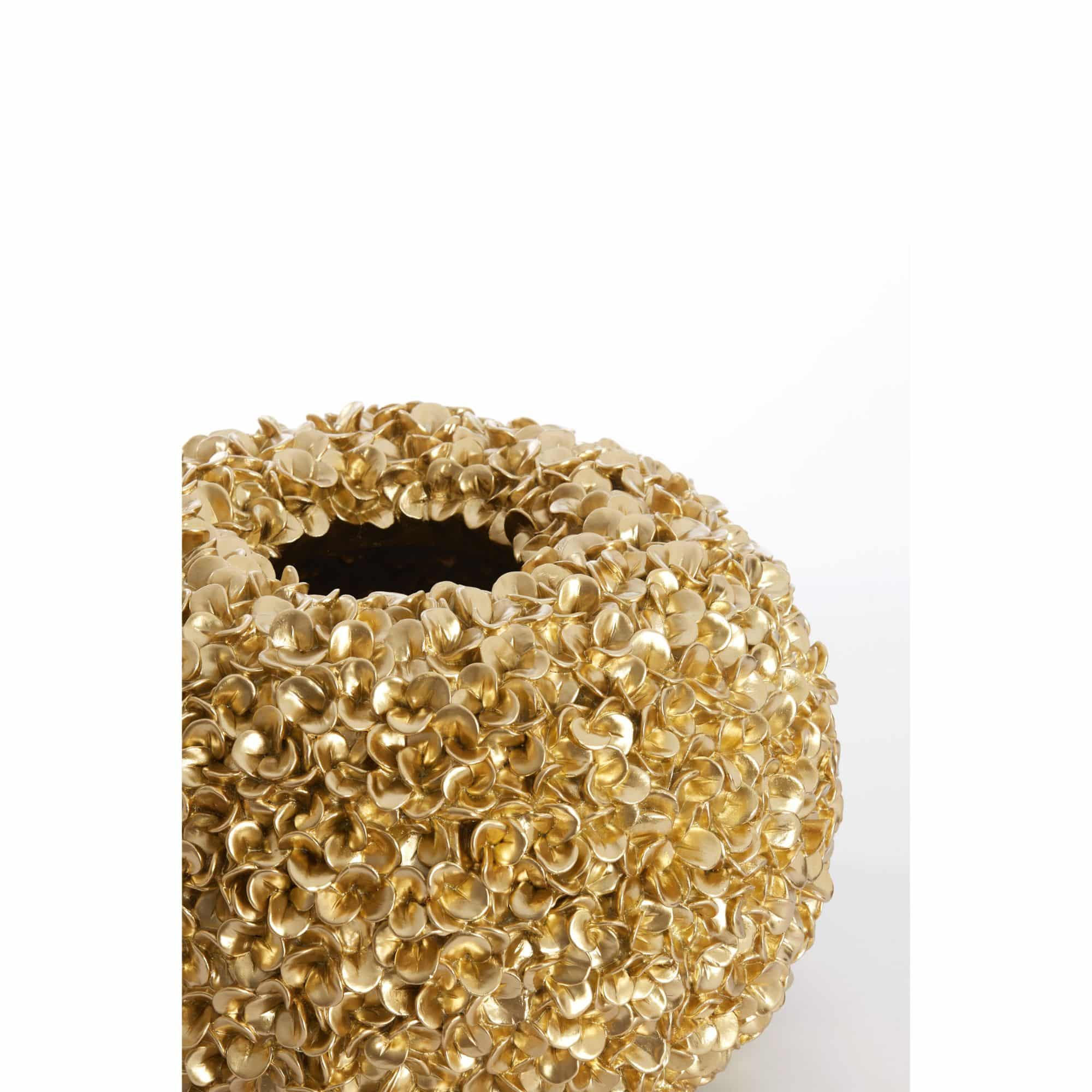 VASE Phylia Gold 47.5/47.5/30 cm - Goldfarben, Kunststoff (30cm) - Light & Living