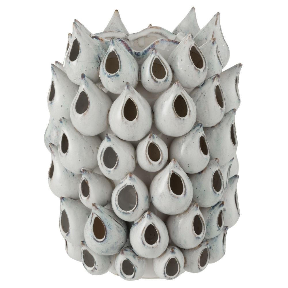 VASE ANEMONE - Töpferei - Blau - 32 cm hoch - Blau, Keramik (32cm) - J-Line