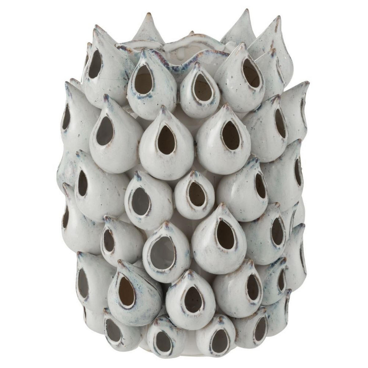 VASE ANEMONE - Töpferei - Blau - 32 cm hoch - Blau, Keramik (32cm) - J-Line