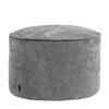 SITZPOUF Chenille Milano - Grau, Kunststoff/Textil (55/35/55cm) - icon
