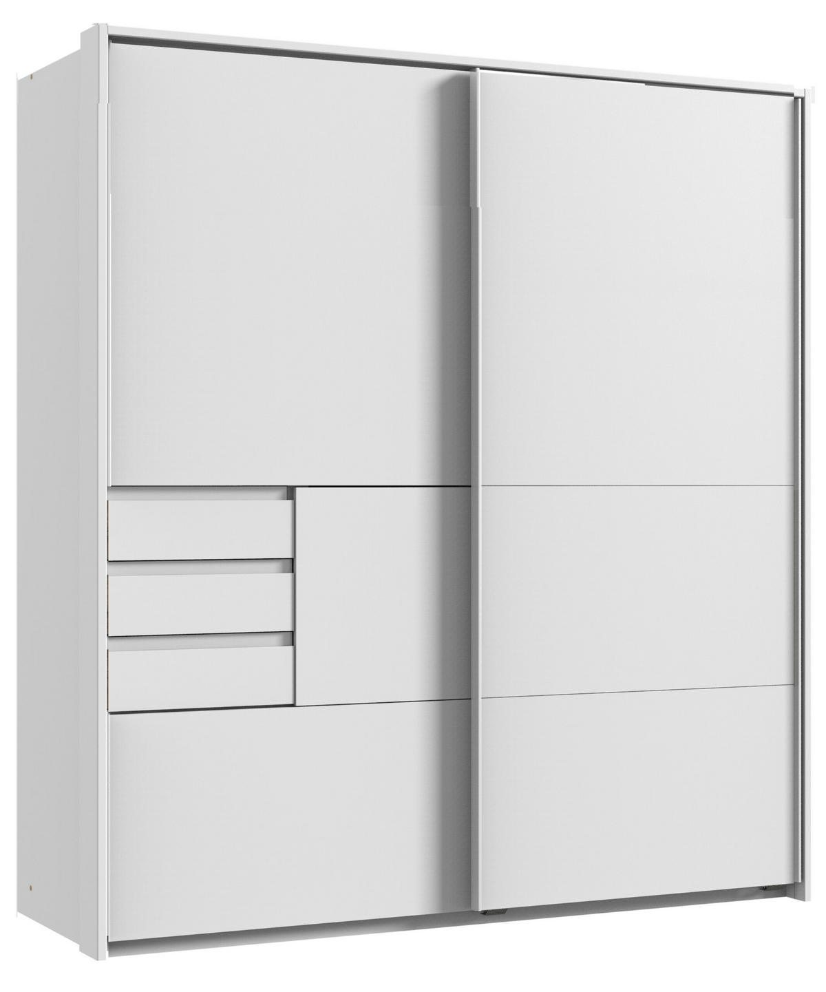 PASSEPARTOUT zu Schwebetürenschrank Bamberg in Weiß - Weiß, Holzwerkstoff (80/200/120cm)