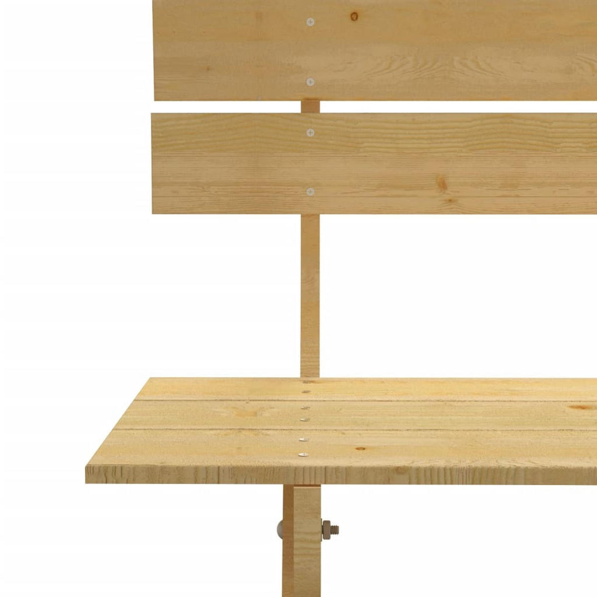 GARTENBANK 150 cm Kiefernholz Imprägniert - Braun, Holz (150/86/60cm) - furnicato