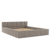 POLSTERBETT Milos mit Stauraum 160/200 cm Beige im Bubble Stoff - Beige/Schwarz, Holz/Holzwerkstoff (160/200cm) - AltaBeds