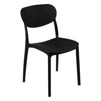 ESSZIMMERSTUHL Kunststoff 46/54,5/79 cm - Schwarz, Kunststoff (46/79/54.5cm)