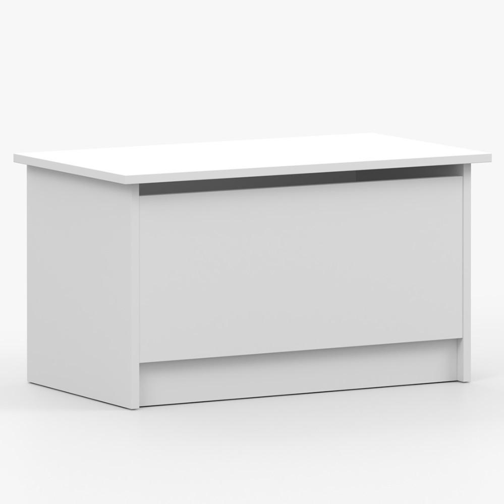 imoebel24 Spielzeugkiste Weiß 75.5x43 cm