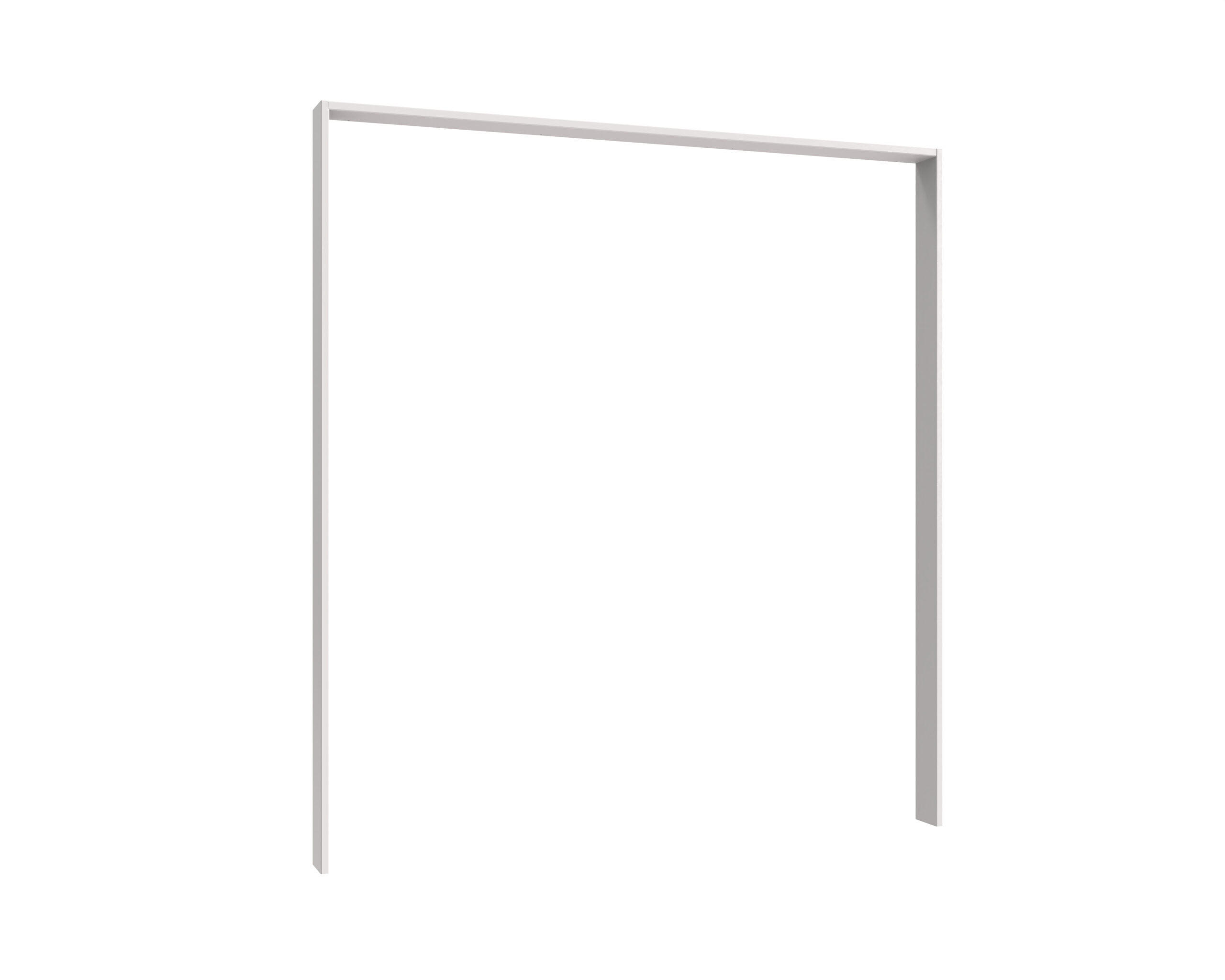 PASSEPARTOUT zu Schwebetürenschrank Bamberg in Weiß mit Eiche Flagstaff - Weiß, Holzwerkstoff (80/200/120cm)