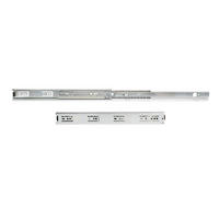 KORPUSSCHIENEEN Kugelgelagerter für Schubladen mit Vollauszug und Klammern, Höhe 45mm, Länge 500mm, Stahl, verzinkt - Zinkfarben, Metall (7.5/4/53cm) - EMUCA