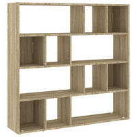 BÜCHERREGAL/RAUMTEILER Sonoma-Eiche 105/24/102 Cm - Braun, Holz (105/102/24cm) - vidaXL