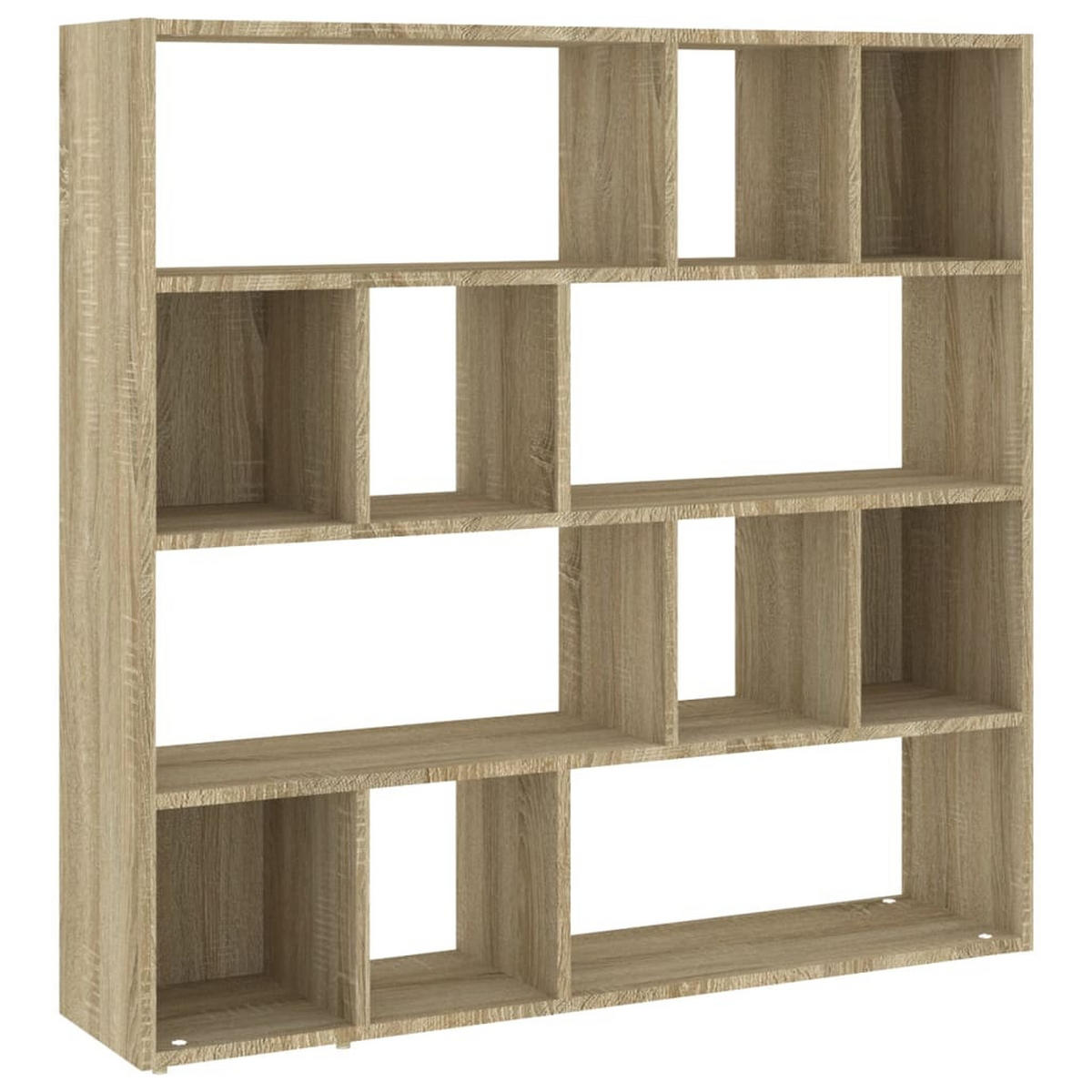 BÜCHERREGAL/RAUMTEILER Sonoma-Eiche 105/24/102 Cm - Braun, Holz (105/102/24cm) - vidaXL