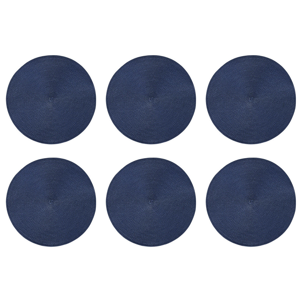 TISCHSET (6er Set) Ambiente - Dunkelblau, Kunststoff (38/38cm) - Butlers