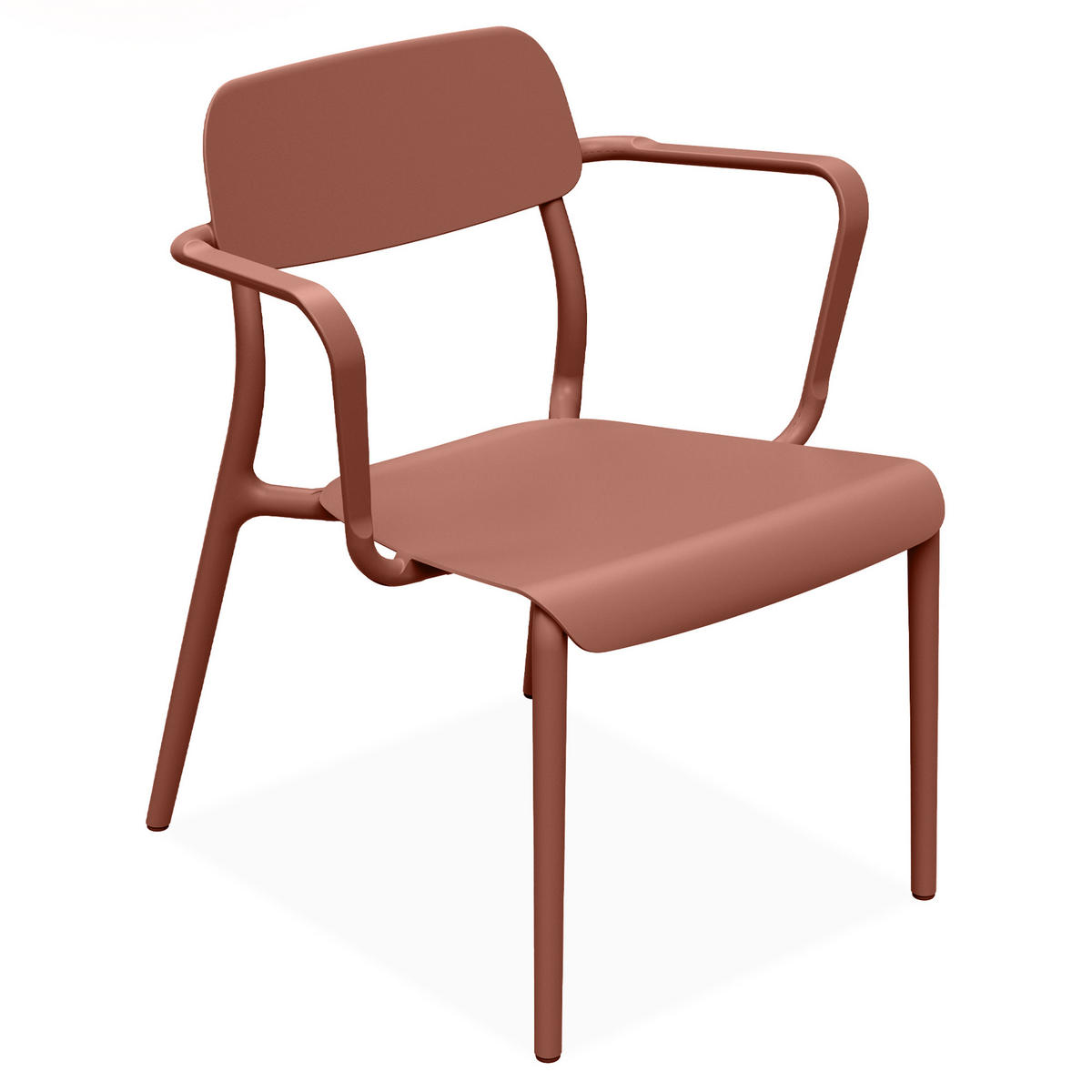 GARTENMÖBEL-SET GALIO, 4-tlg - Orange, Kunststoff - KONSIMO®