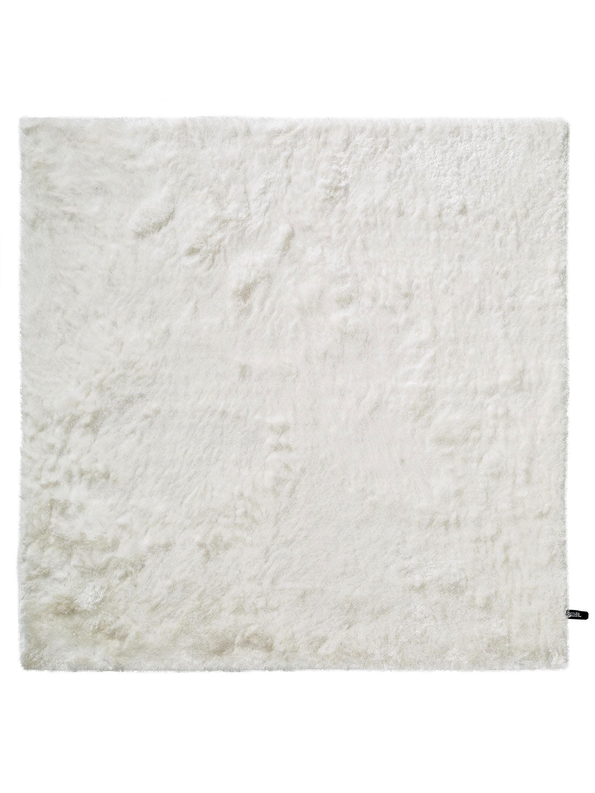 HOCHFLORTEPPICH Whisper Weiß 150x150 cm - Weiß, Textil (150/150cm) - benuta Nest