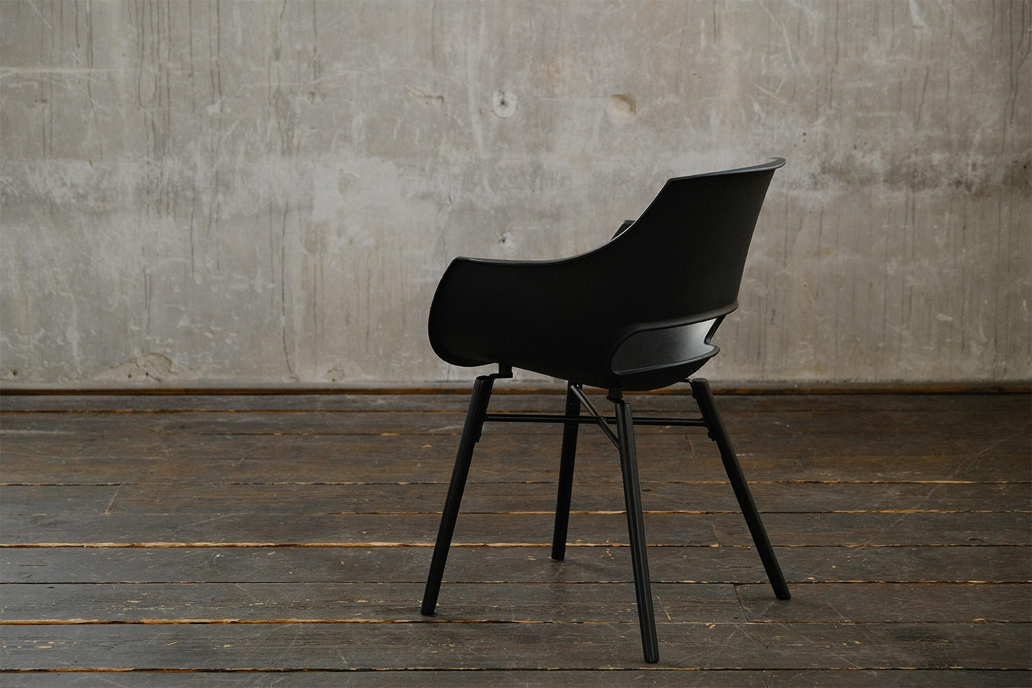 STUHL ZAJA Schwarz Kunststoff - Schwarz, Kunststoff (57/82/59cm) - KAWOLA