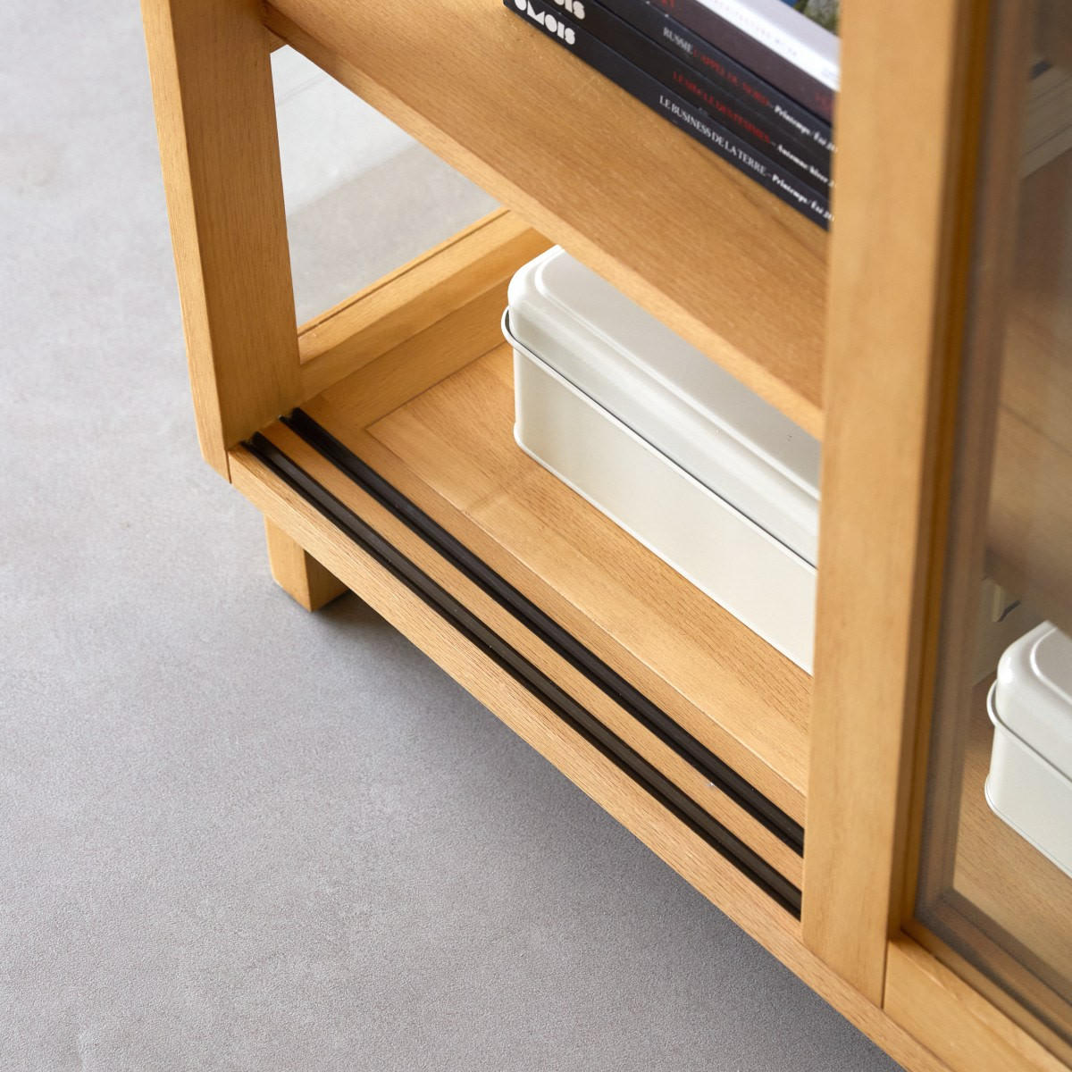 SCHRANK Adel Natur aus Eiche - Naturfarben, Holz (110/180/45cm) - Tikamoon
