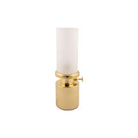 TISCHLAMPE Camp LED Gold 9/9/29.5 cm - Goldfarben, Metall (9/9/29.5cm) - Leitmotiv