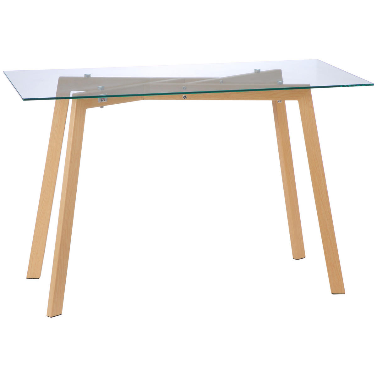 ESSTISCH Transparent 1 Stück - Transparent, Kunststoff (120/60/76cm) - GiPP