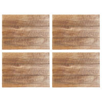 PLATZSET (4er Set) Mango Days - Braun, Holz (40/30cm) - BUTLERS