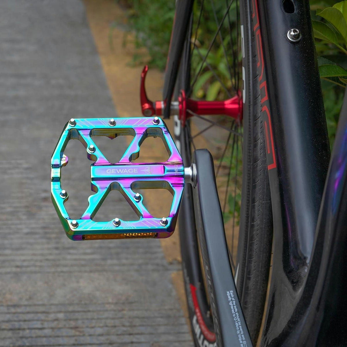 FAHRRADPEDALE Aluminium mit Reflektoren und 3 Lagern - Multicolor, Metall (11.8/1.5/10.1cm)