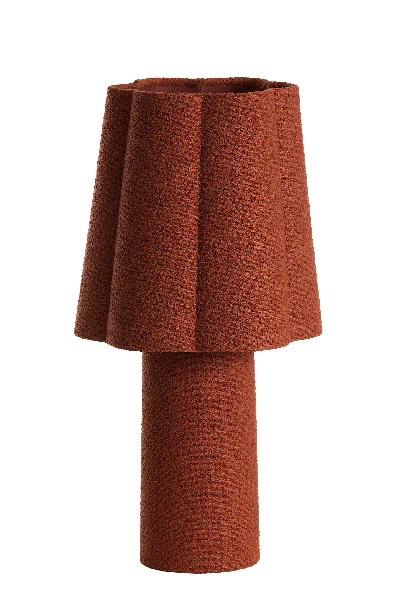 TISCHLAMPE Musaby Orange Ø25/50 cm - Orange, Textil (25/25/48.5cm) - Light & Living