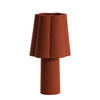 TISCHLAMPE Musaby Orange Ø25/50 cm - Orange, Textil (25/25/48.5cm) - Light & Living