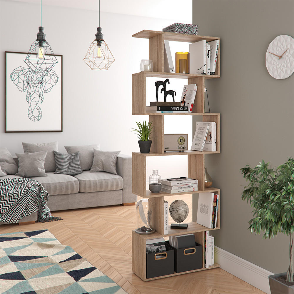 RAUMTEILER Levio Sonoma 70 x 192.2 cm - Sonoma Eiche, Holzwerkstoff (70/192.2/23.8cm) - Vicco