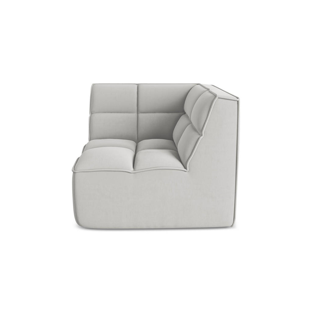 Thumbnail - Makamii Sofaelement, Silber, Textil, 1-Sitzer, Füllung: Schaumstoff, 98x75x98 cm, Made in EU, Wohnzimmer, Sofas & Couche...