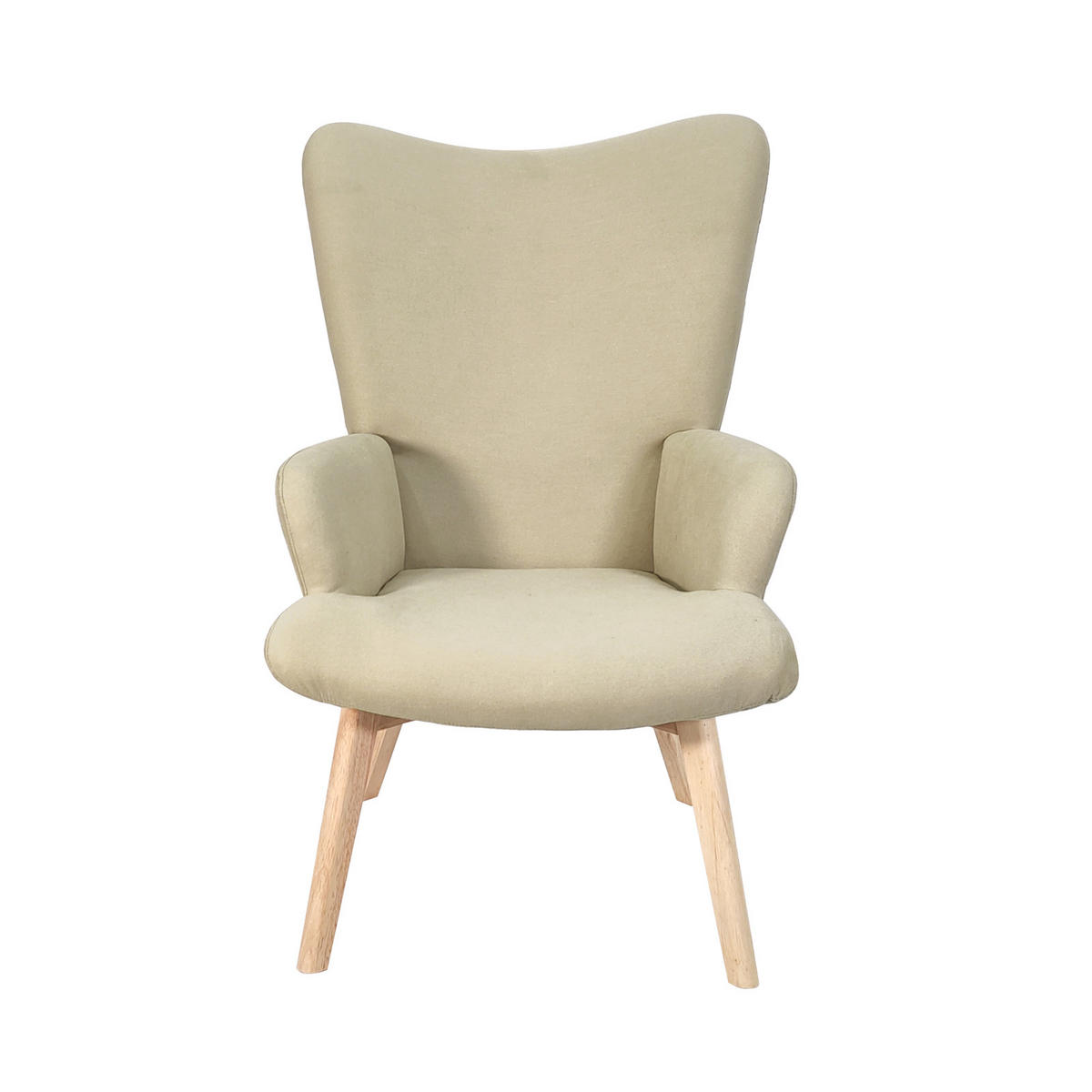 OHRENSESSEL Olav - Beige, Textil (64/96/70cm) - SVITA