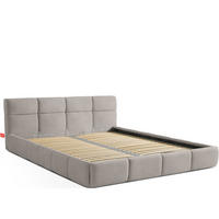 POLSTERBETT ALTOS, hellgrau - Hellgrau, Holz/Holzwerkstoff (180/200cm) - KONSIMO®