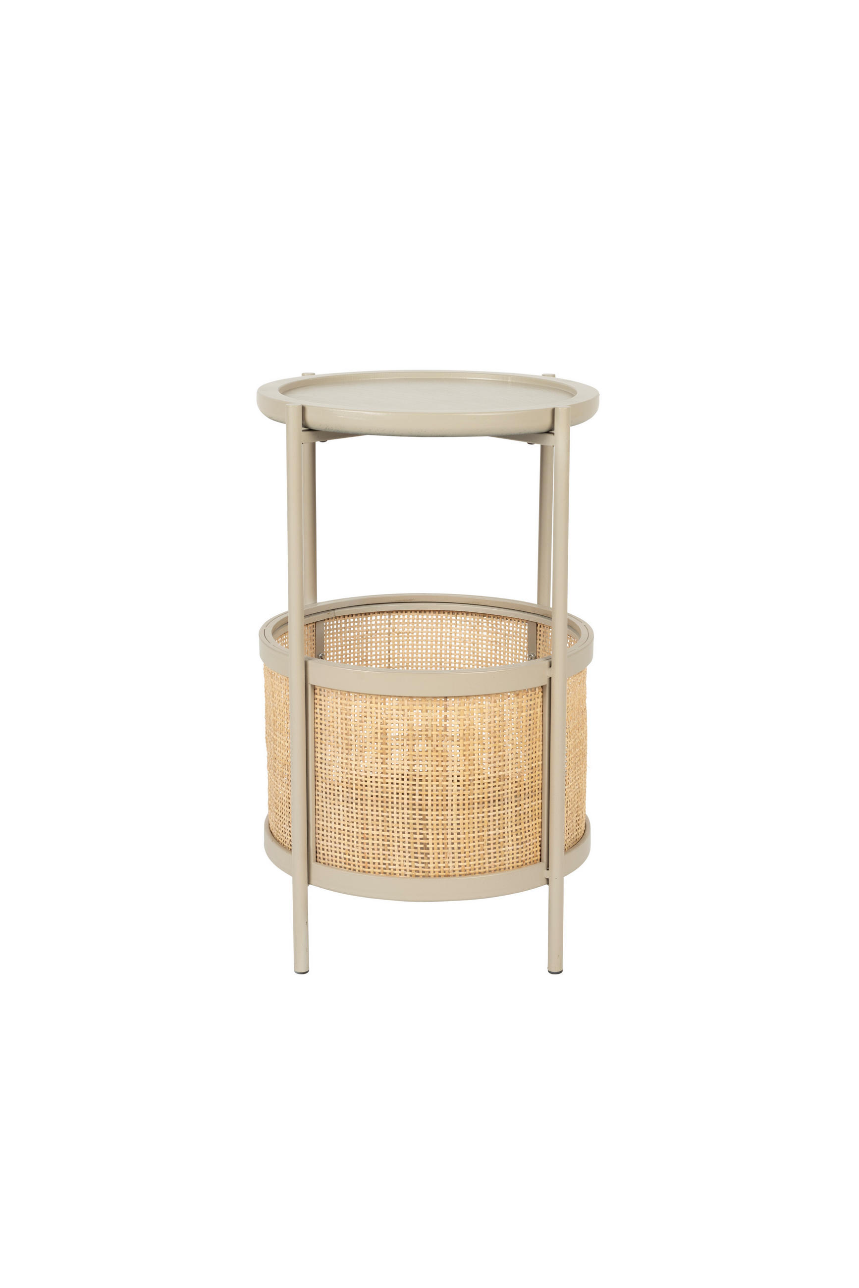 Novel Beistelltisch Beige 30x50x30 cm