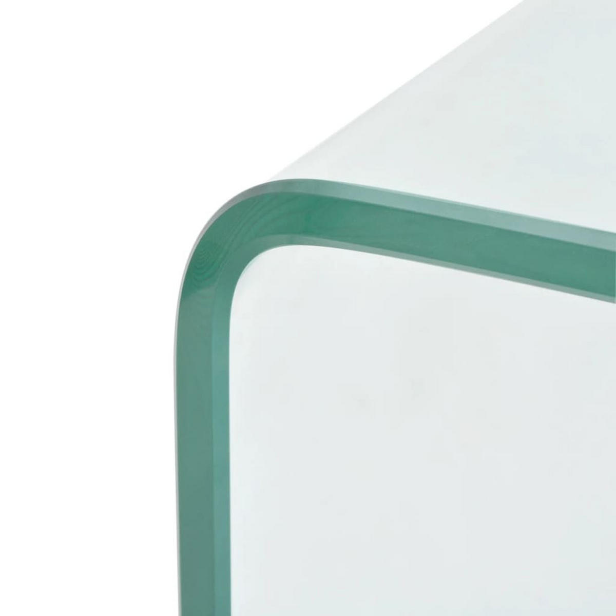 COUCHTISCH Hartglas 98x45x30 cm Transparent - Transparent, Glas (45/98/30cm) - furnicato