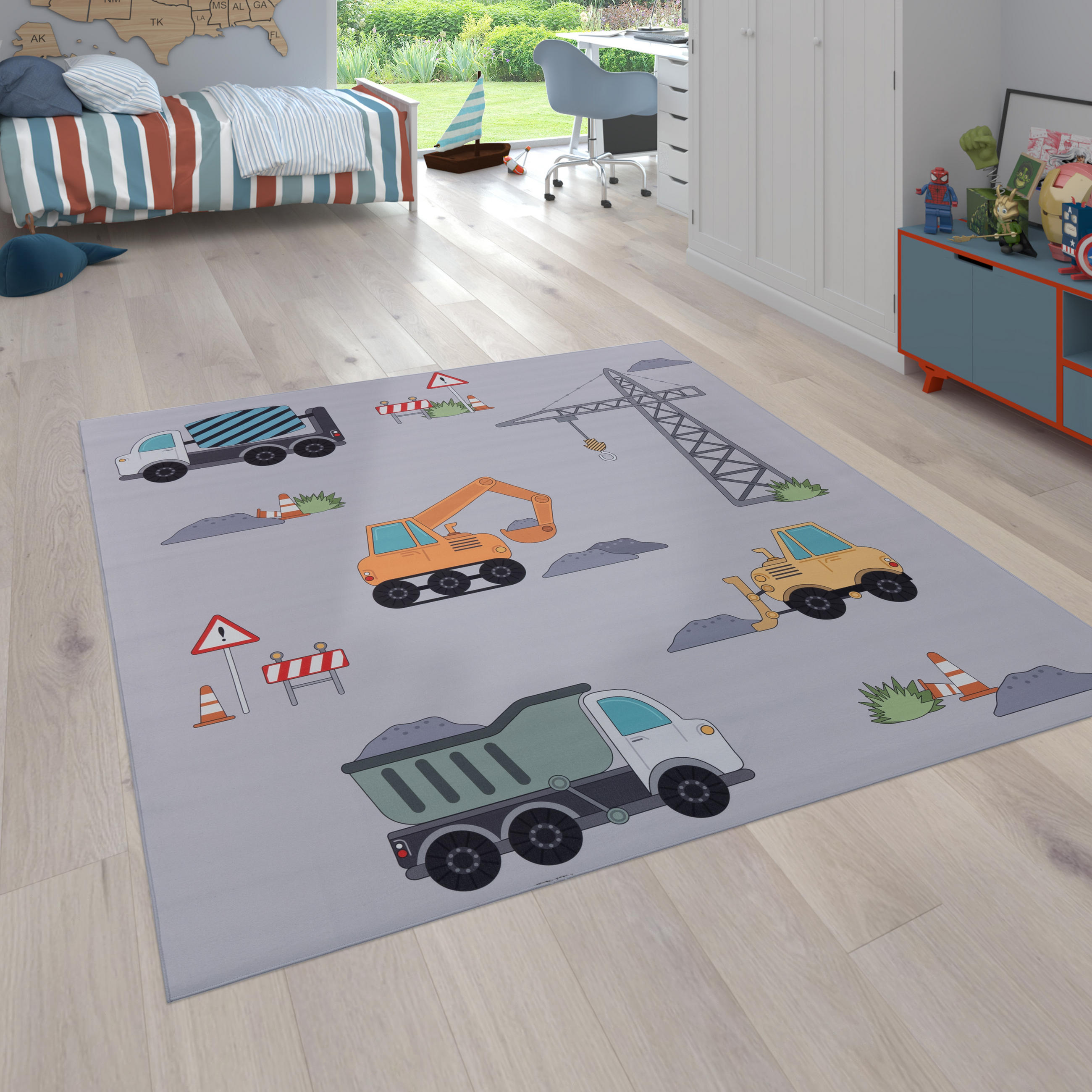 KINDERTEPPICH 200/200 cm Bino 579 - Grau, Textil (200/200cm) - Paco Home