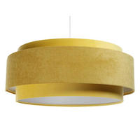 HÄNGELEUCHTE Weiß 60/25 cm - Gelb, Kunststoff (60/1/25cm) - ONZENO