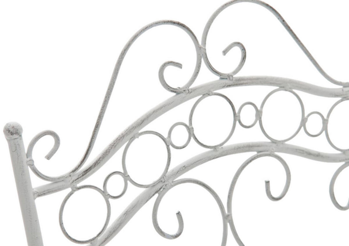 GARTENSTÜHLE Indi - 2er Set - antik weiß - Weiß, Metall (40/50/92cm) - TPFGarden