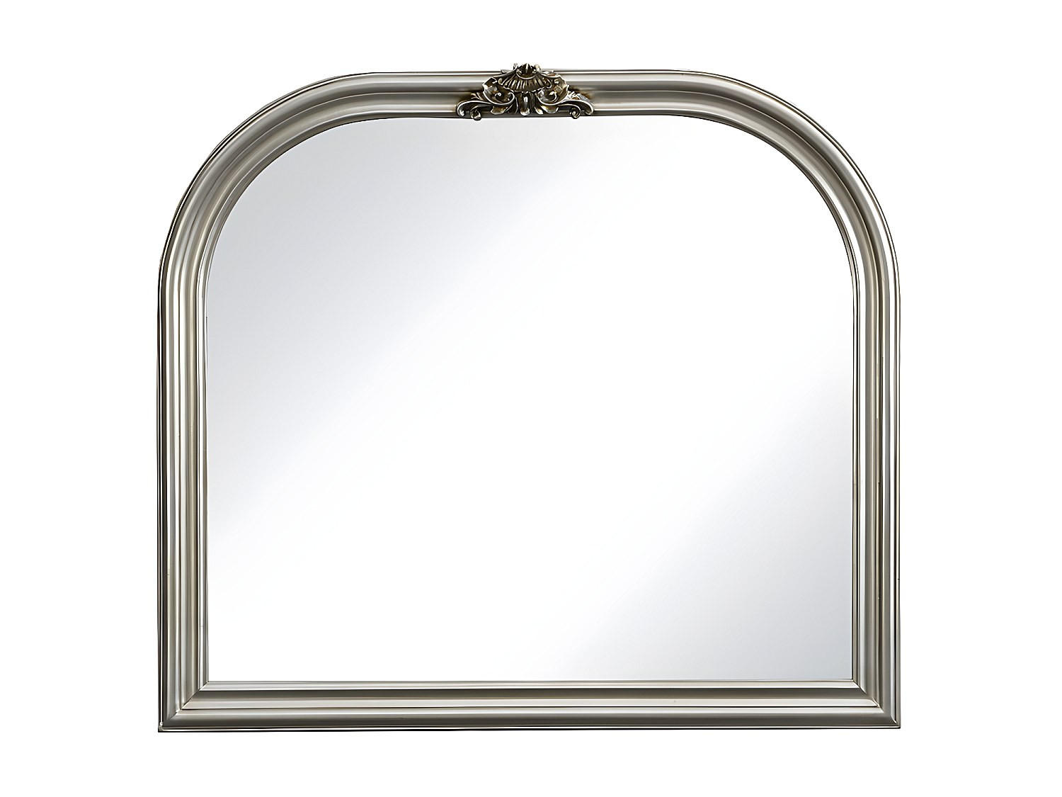 SPIEGEL - H. 81 cm - Paulowniaholz - Silberfarben - IZEY - Silberfarben, Holz (90/81/1cm) - Vente-Unique