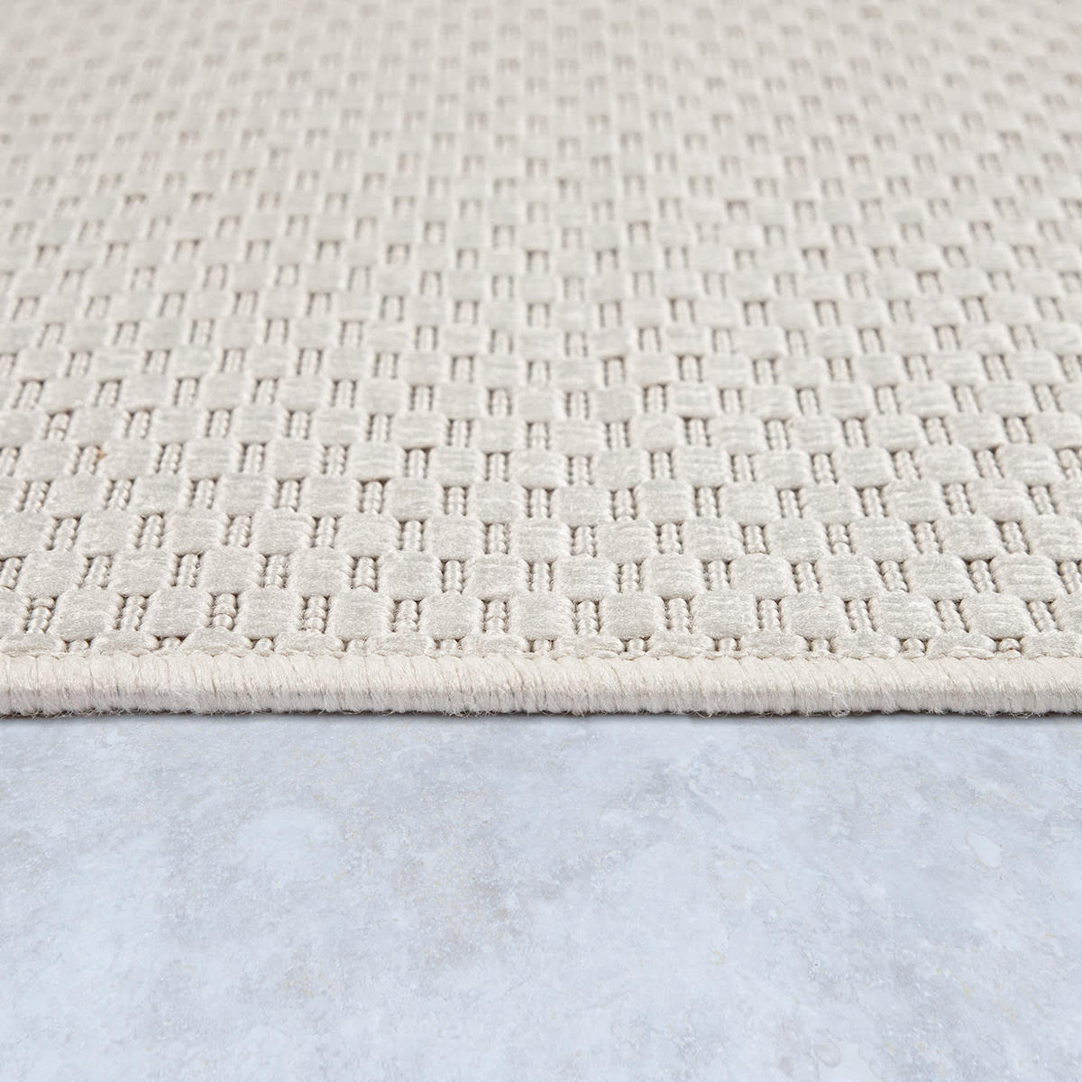 OUTDOORTEPPICH 120/120 cm Venedig 165 - Beige, Kunststoff (120/120cm) - Paco Home