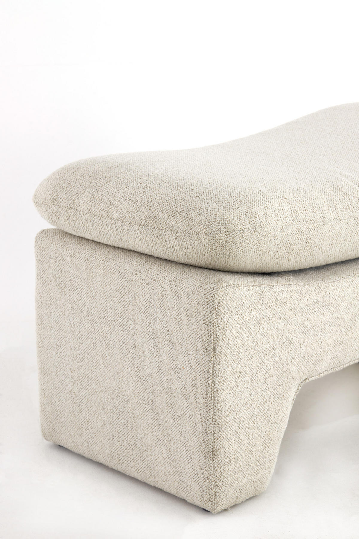 POEF Dasha Braun 80/40/48,5 cm - Beige, Holz (40/48.5/80cm) - Light & Living