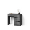 SCHMINKTISCH Imola Anthrazit mit 4 Schubladen - Anthrazit, Holzwerkstoff (40/90/75cm) - Livinity®
