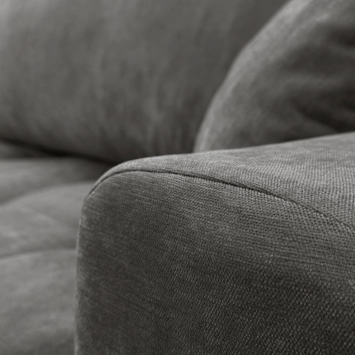 ECKSOFA Gepolstertes CLOUD mit Schlaffunktion und Bettkasten, Wind 21 - Dunkelgrün, Textil (277/143cm) - Lookway