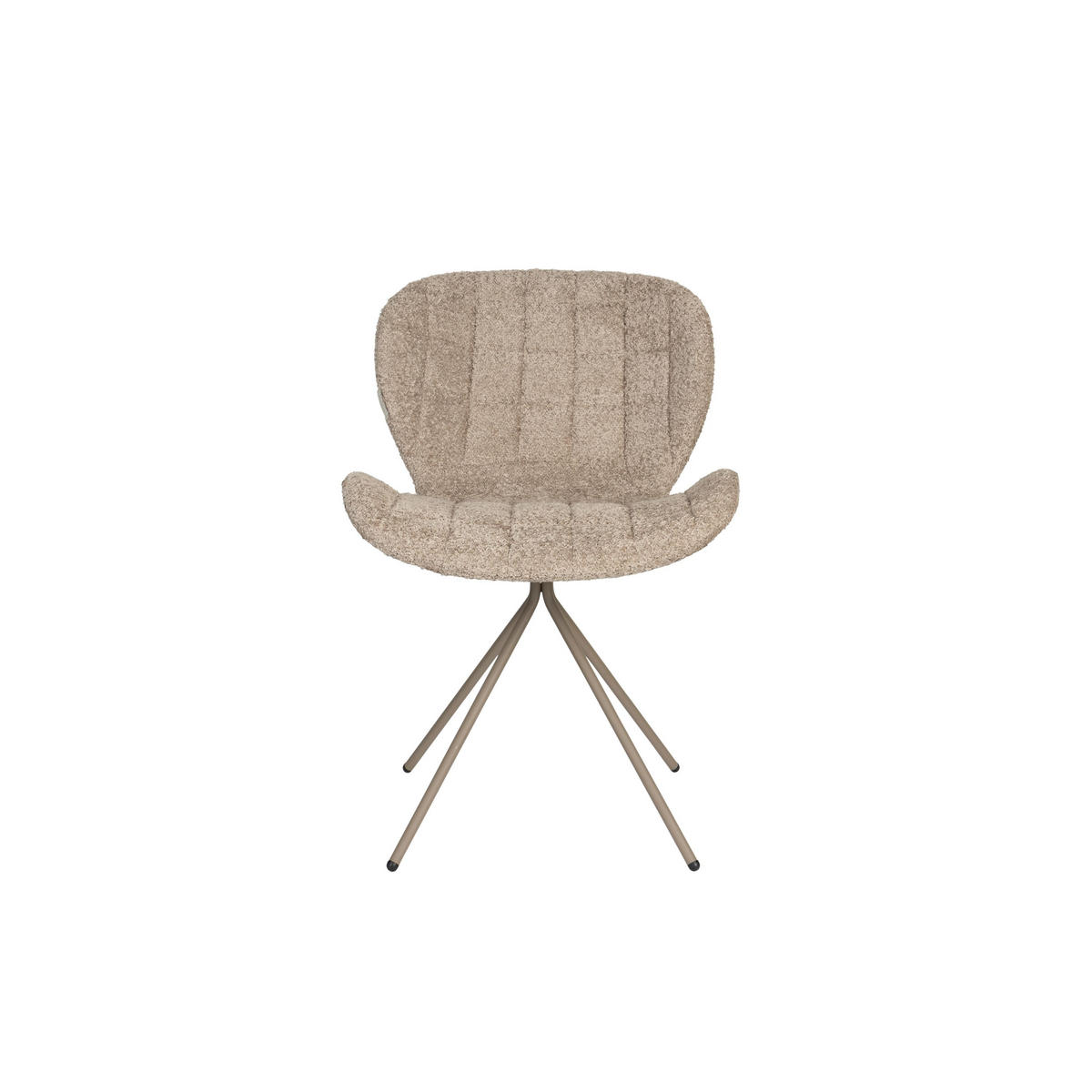 ESSZIMMERSTUHL OMG Beige - 2 er Set - Beige, Textil (51/79/59cm) - Zuiver