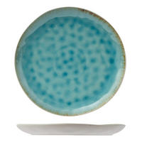 ESSTELLER Speiseteller Laguna Azzurro ø 27 cm - Blau, Keramik (28.5cm) - Cosy & Trendy