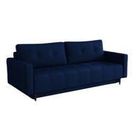SOFA Granat RIS Mit Schlaffunktion - Blau, Textil (222/86/93cm) - Sepro Meble